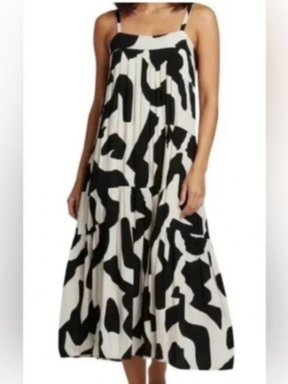 Anthropologie Abel The Label Tiered Midi Dress
